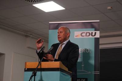 Gastredner Innenminister Prof. Dr. Roman Poseck sprach zur Inneren Sicherheit